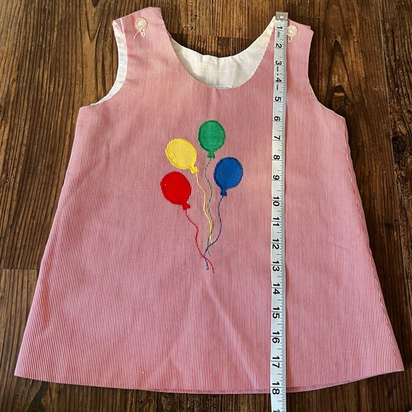 The Pine Needle Atlanta, GA Vintage Red Ballon Dress Size 3 - Picture 4 of 8